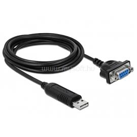 DELOCK USB 2.0 soros RS-232 adapterhez kompakt soros konnektor házzal DL66281 small