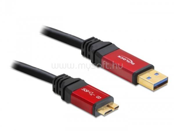 DELOCK USB 3.0-A > mikro-B apa / apa, 1 m prémium kábel