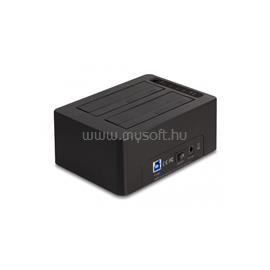 DELOCK USB 3.0 Dual Docking Station 2x SATA HDD/SSD klónozás és törlés funkció DL64187 small