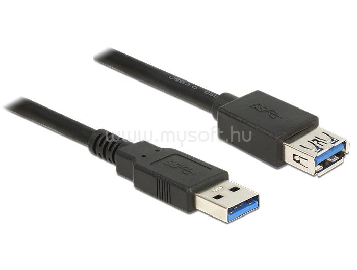 DELOCK USB 3.0-s bővítőkábel A-típusú csatlakozódugóval > USB 3.0-s, A-típusú csatlakozóhüvellyel