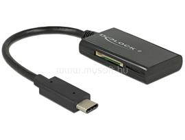 DELOCK USB 3.1 Gen 1 kártyaolvasó USB Type-C bementi csatlakozóval 4 nyílással DL91740 small