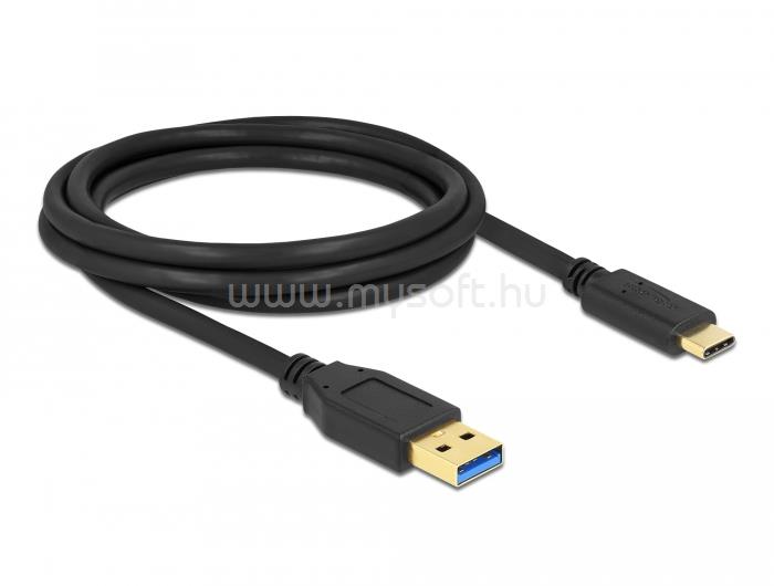 DELOCK kábel USB 3.2 Gen 1 Type-A to USB Type-C, 2m