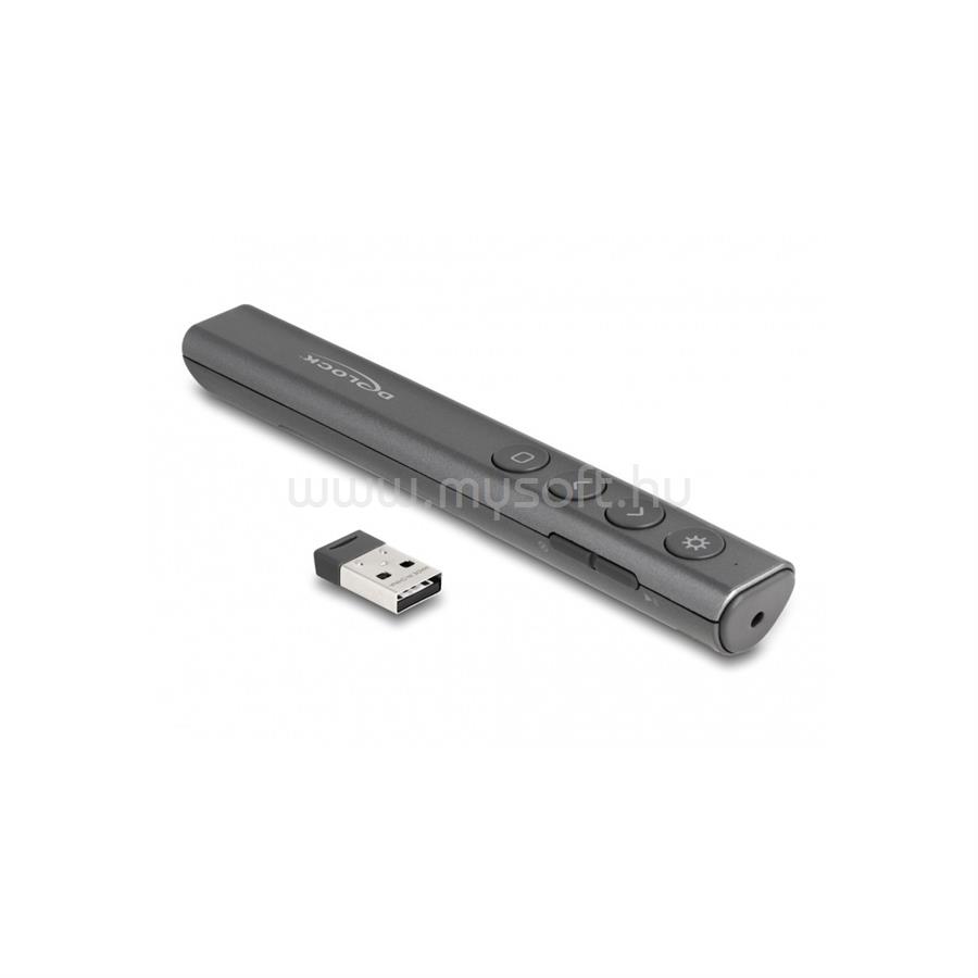 DELOCK USB Laser Presenter antracit