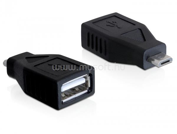 DELOCK USB micro-B apa> USB 2.0-A anya adapter