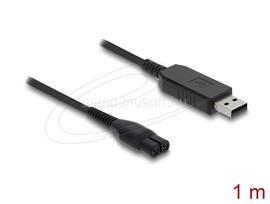 DELOCK USB töltőkábel 4,3 V elektromos borotvákhoz   kompatibilis Philips OneBlade 360 Arc + Test készülékekkel   borotvatöltő cserekábel, 1 m DL90979 small