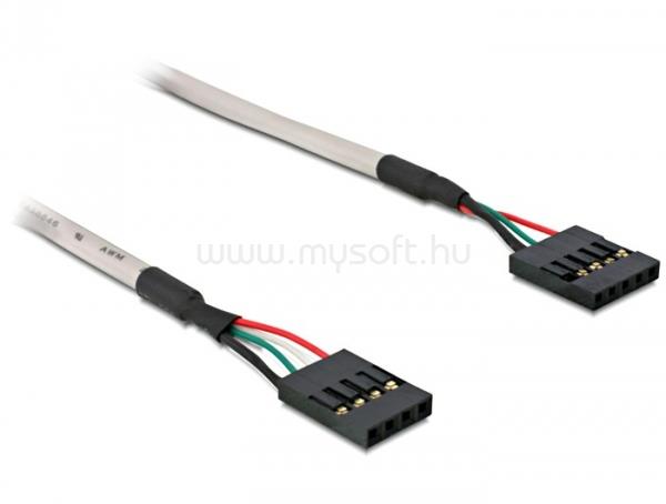 DELOCK USB tűfejes csatlakozó 4 tű/5 tű anya-anya