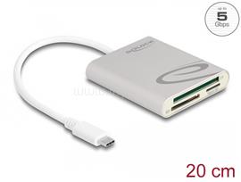 DELOCK USB Type-C  kártyaolvasó Compact Flash, SD vagy Micro SD memóriakártyákhoz DL91005 small
