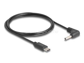 DELOCK USB Type-C  tápkábel - DC 3,5 x 1,35 mm méretű apa hajlított 1,5 m DL85393 small