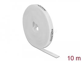 DELOCK Velcro fehér ragasztó szalag guriga Hx 10 m x Sz 15 mm (18388) DL18388 small