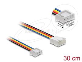 DELOCK Ventilátor bővítő kábel PWM apa - anya 4 tűs 30 cm DL90868 small