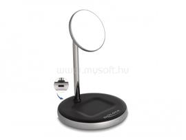 DELOCK vezeték nélküli töltő 2 az 1-bn 5 W / 7,5 W / 10 W / 15 W Qi szolgáltatásokkal DL66468 small