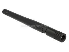 DELOCK WLAN 802.11 ac/a/b/g/n antenna RP-SMA-dugó 2 dBi mindenirányú, dönthető csatlakozással (fekete) DL88395 small