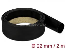 DELOCK zsugorcső 2 m x 22 mm (fekete) DL18986 small