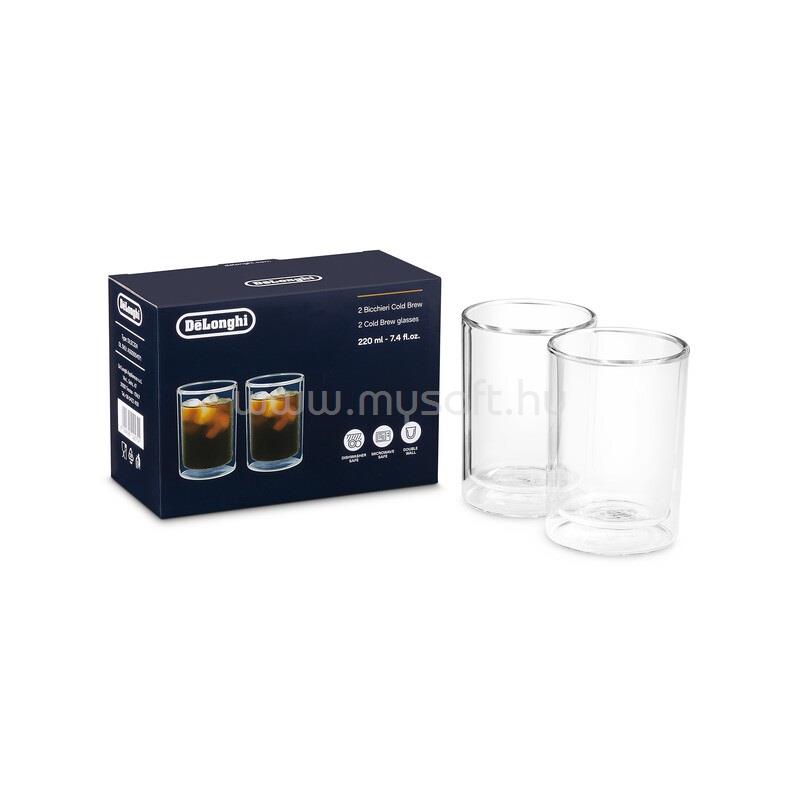 DELONGHI DLSC324 COLD BREW üveg pohár 2db-os