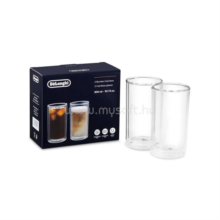 DELONGHI DLSC325 COLD BREW üveg pohár 2db-os