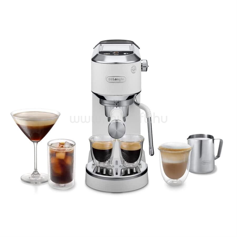DELONGHI EC890.WI Dedica Duo espresso kávéfőző (fehér)