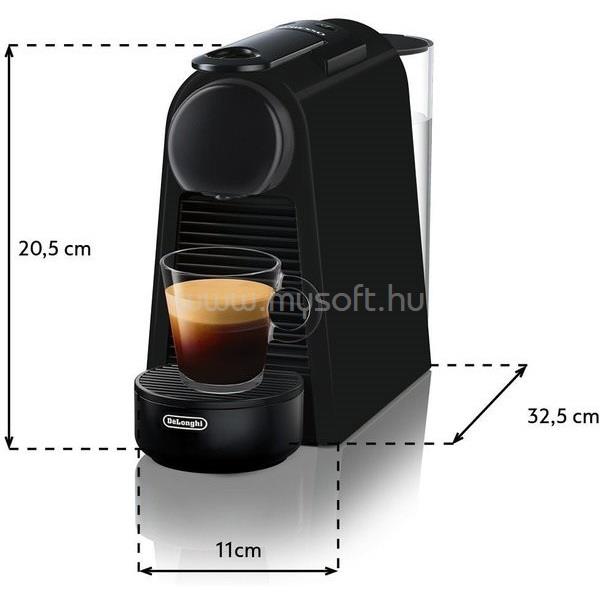 DELONGHI Kávéfőző - Essenza Mini EN85.B (kapszulás, Nespresso, 19 bar, Espresso és Lungo)