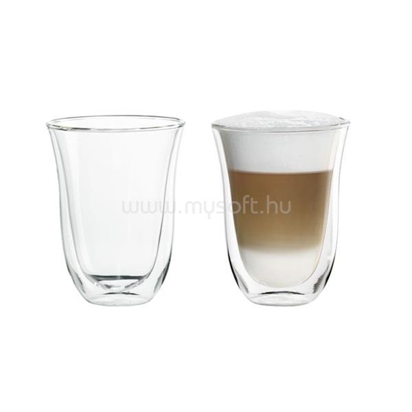 DELONGHI latte macchiato üvegpohár, 2 db
