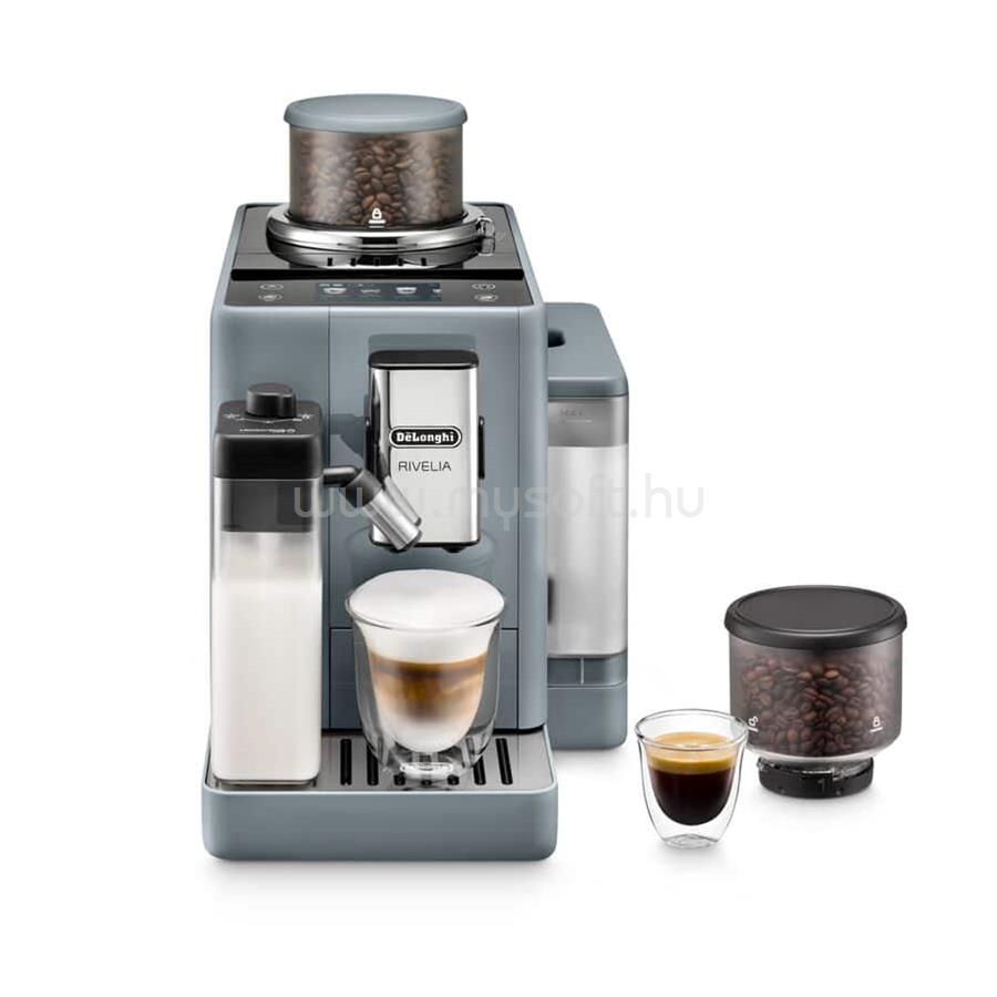 DELONGHI Rivelia EXAM440.55.G LatteCrema automata tejtartályos kávéfőző (grafitszürke)