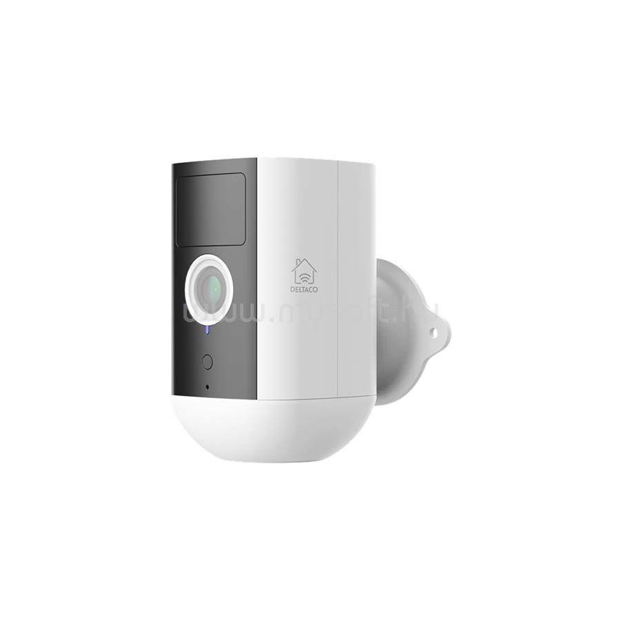 DELTACO SMART HOME SH-IPC09 2MP IP54 biztonsági okos kamera, kültéri 1920x1080 WIFI, újratölthető elem