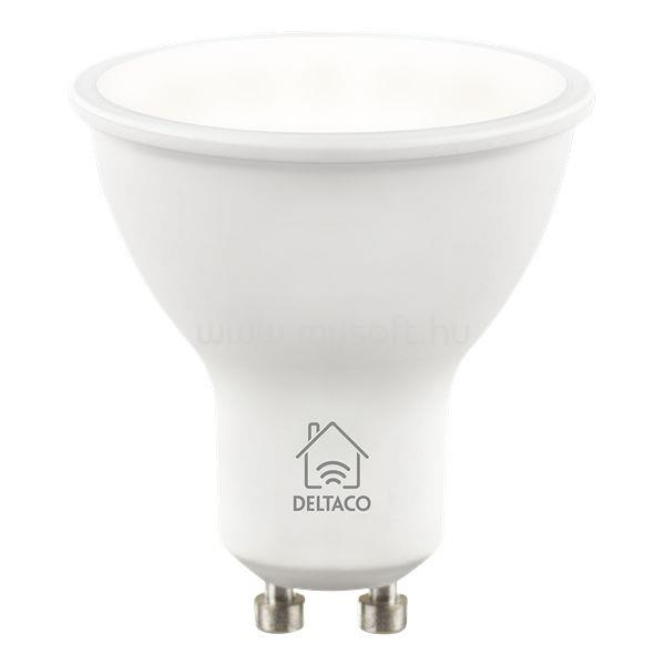 DELTACO SMART HOME SH-LGU10CCTC  okos izzó, 4,5W, WIFI, TUYA, 2700K-6500K