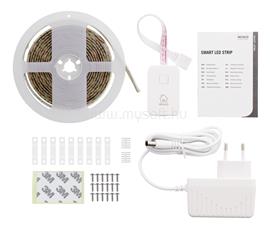 DELTACO SMART HOME SH-LS4M WiFi 2,4GHz, 4 méter, RGB, 2700-6500K, fehér LED-szalag SH-LS4M small