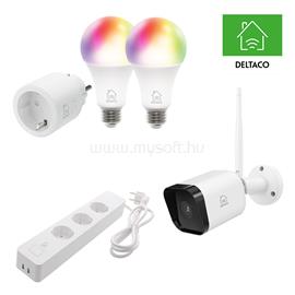 DELTACO SH-KIT03 SMART HOME szett (kamera, izzó, hálózati dugalj, elosztó) SH-KIT03 small