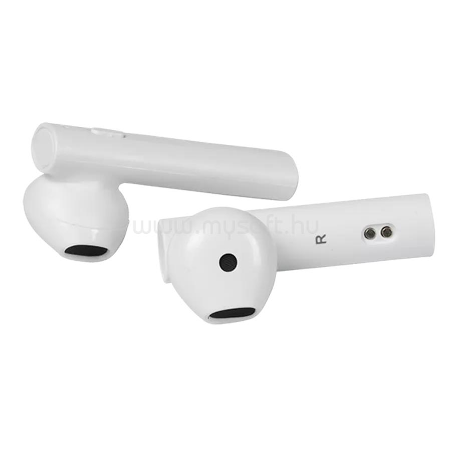 DENVER TWS-62 True Wireless Bluetooth fülhallgató (fehér)