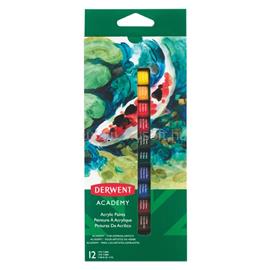 DERWENT 12ml 12db akrilfesték készlet DERWENT_2302401 small