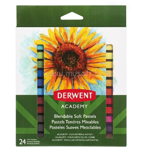 DERWENT Academy 24 db puha pasztell kréta készlet