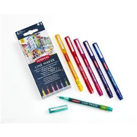 DERWENT Line Marker 6 színű 0,3mm tűfilc készlet DERWENT_2305576 small