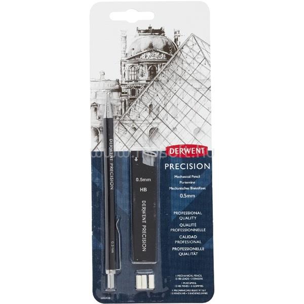 DERWENT Precision 0,5mm HB nyomósirón szett