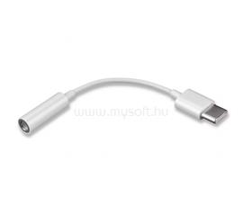 SAMSUNG adapter kábel 3.5mm jack aljzat - Type-C, GP-TGU022MV utódja, FEHÉR GP-TGU023AEAWW small