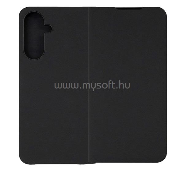 DESIGNED FOR SAMSUNG Samsung A18 5G / A18 4G / A17 4G Designed for SAMSUNG tok álló FLIP, kártyazseb, FEKETE