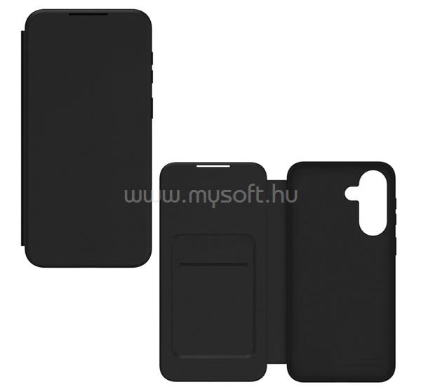 DESIGNED FOR SAMSUNG Samsung A37 5G Designed for SAMSUNG tok álló FLIP, kártyazseb, FEKETE