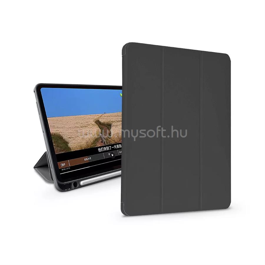 DEVIA APPLE IPAD AIR 4/5/IPAD PRO 11 TABLET TOK ON/OFF FUNKCIÓVAL, APPLE PENCIL TARTÓVAL, MÁGNESES TÖLTŐVEL (FEKETE)