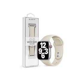 DEVIA APPLE WATCH SZILIKON SPORT SZÍJ - SILICONE DELUXE SERIES SPORT WATCH BAND - 38/40/41 MM - ANTIQUE WHITE ST364471 small