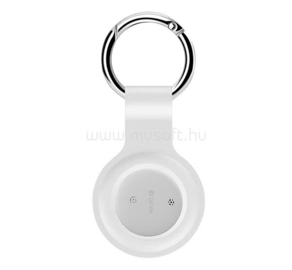 DEVIA DEVIA BL021L bluetooth nyomkövető kulcstartóra, Android/iOS kompatibilis, FEHÉR