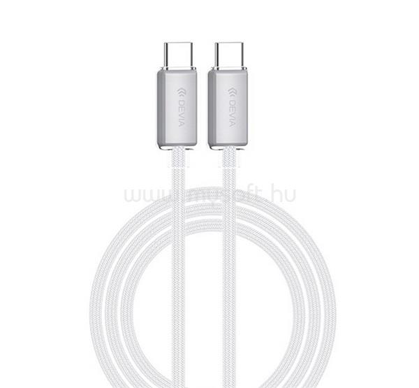 DEVIA DEVIA Extreme EC688 adatkábel Type-C - Type-C, 150cm, FEHÉR