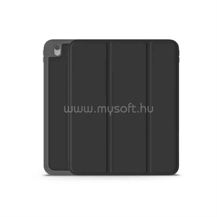 DEVIA IPAD 10.9 (2022) TABLET TOK (SMART CASE) ON/OFF FUNKCIÓVAL, APPLE PENCIL TARTÓVAL (FEKETE)