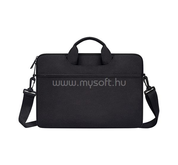 DEVIA JUSTYLE kézitáska álló LAPTOP/NOTEBOOK/TABLET univerzális, 13-14.2" méret, FEKETE