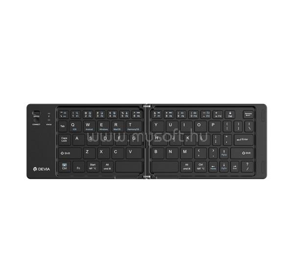 DEVIA DEVIA PRO1 bluetooth billentyűzet univerzális, összehajtható, FEKETE