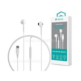 DEVIA ST108769 Kintone Series A3 Type-C fülhallgató (fehér) ST108769 small