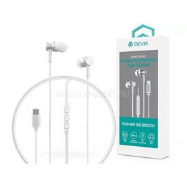 DEVIA ST108783 Smart Series M1 Metal In-Ear Type-C sztereó fülhallgató (ezüst) ST108783 small