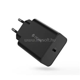 DEVIA ROCKET hálózati töltő Type-C aljzat 45W, PD gyorstöltő, FEKETE ST112872 small