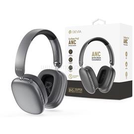 DEVIA DEVIA EARBASS PRO2 bluetooth fejhallgató SZTEREO v5.2, 3.5mm jack aljzat, SÖTÉTSZÜRKE ST121836 small