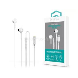 DEVIA ST126084 Kintone Series A3 Lightning mikrofonos sztereó vezetékes fülhallgató (fehér) ST126084 small