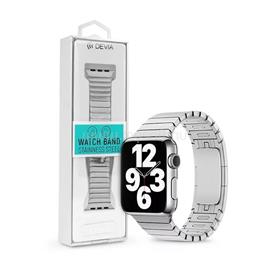 DEVIA ST325137 Apple Watch 42/44/45/49 mm ezüst fém óraszíj ST325137 small