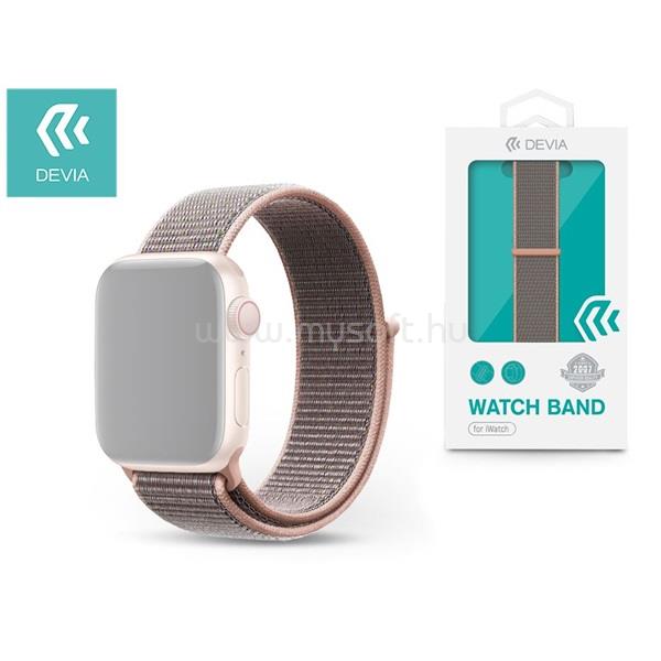 DEVIA ST326349 Apple Watch pink sport óraszíj