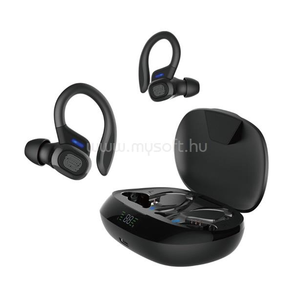 DEVIA ST358944 TWS-M2 True Wireless Bluetooth fülhallgató (fekete)